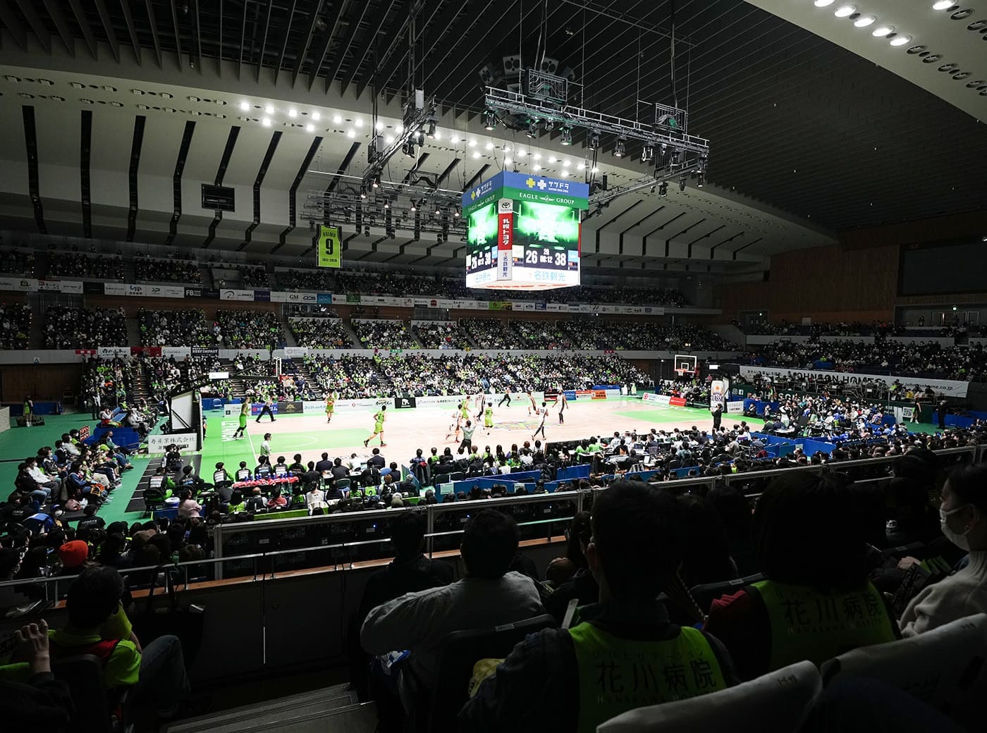 自由席からの視界イメージ